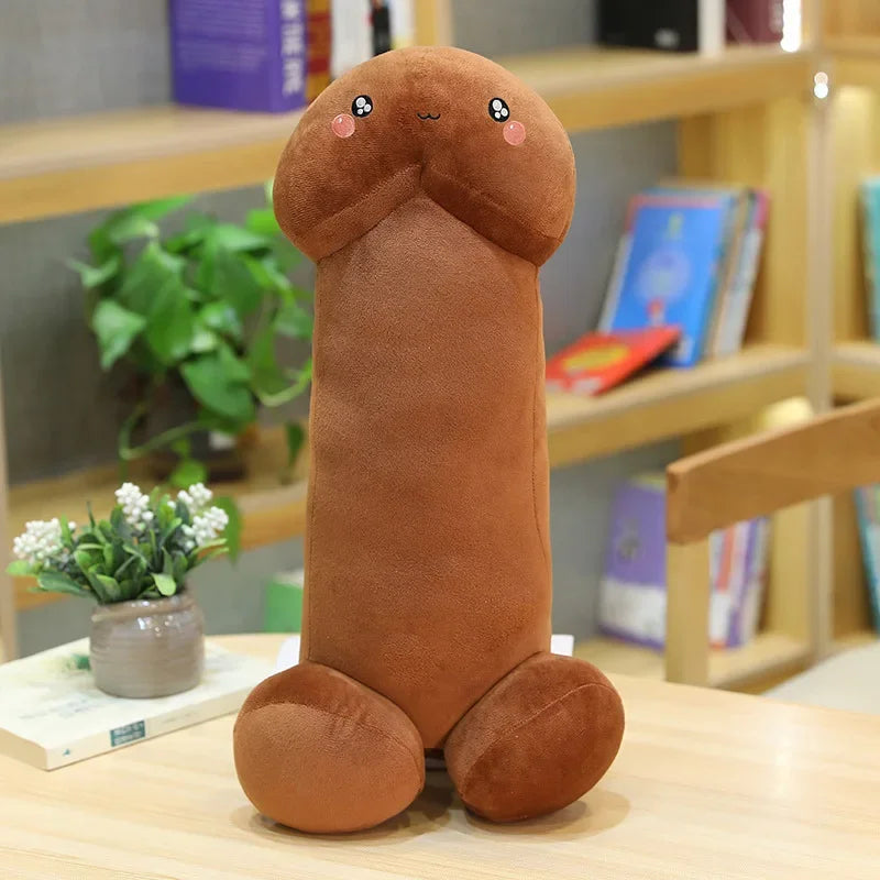 Long Lifelike Penis soft Plush Toy Stuffed Dick Trick Doll Real-life Penis expressions Plush Pillow Sexy Toy Gift Lover