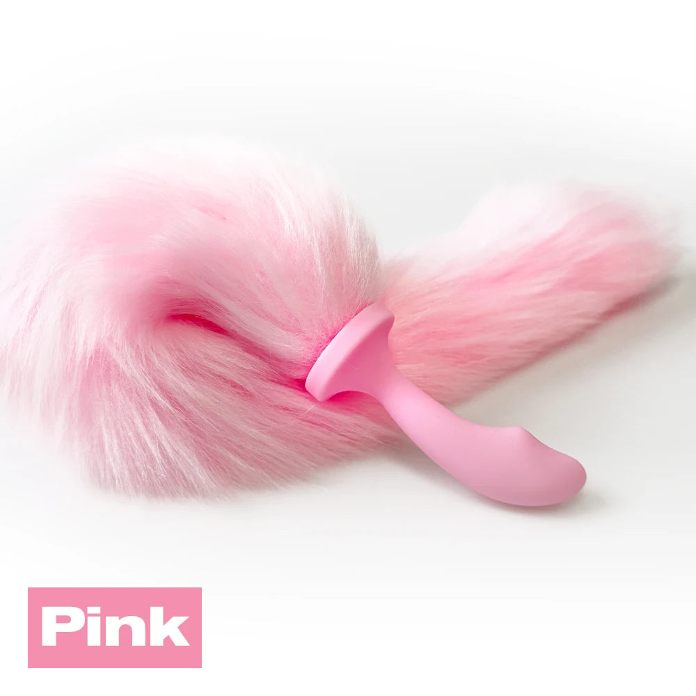Sexy Fox Anal Plug Tail Silicone Anal Toys For Women Men Butt Plug Dildos Small Tail Anal Plug Cosplay Sex Toys For Adult