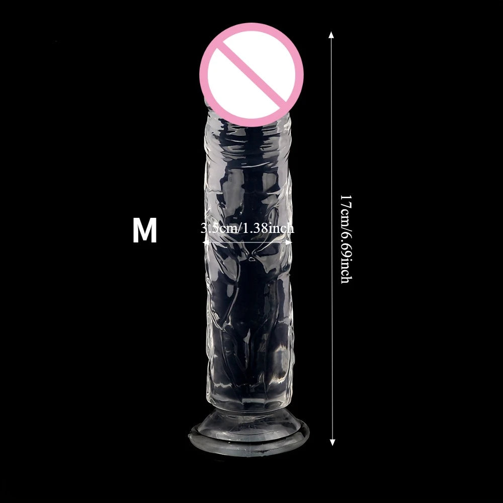 Adult Sex Toys Silicone Realistic Dildo Suction Cup Dick Waterproof Masturbators Soft  Sex Toys for Women Female Massager Porn