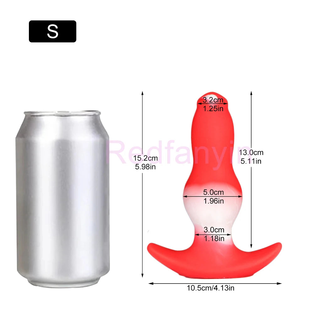 Sex Toys for Women Men Wear Anal Plug Dog Knot Style Silicone Soft Butt Plug 18+ Anal Dilation Prostate Massage Masturbation