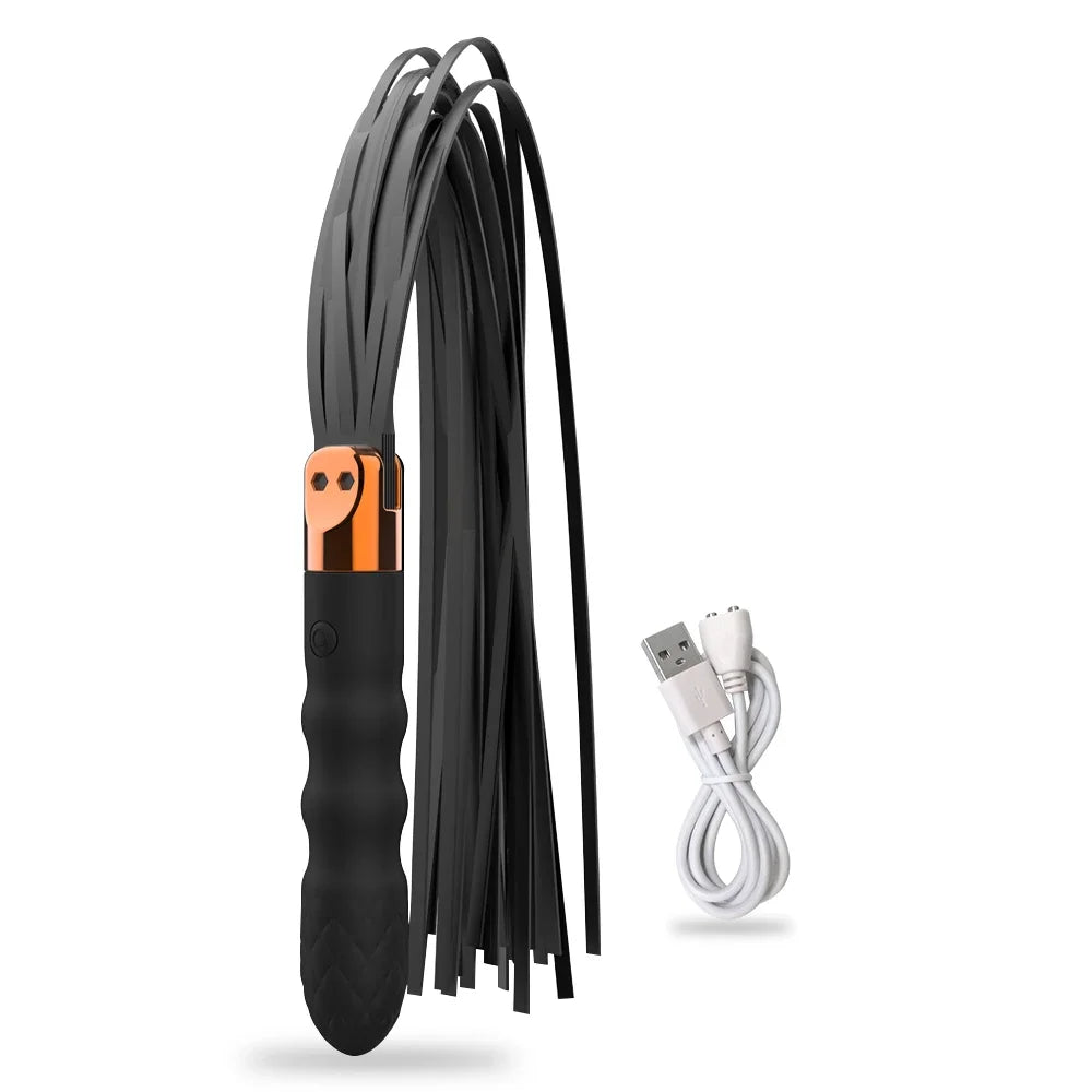 BDSM Leather Sex Whip Adults Anal Vibrator G Spot Massage SM Paddle Adult Play Bedroom Spanking Restraint Bondage Role Play 18+