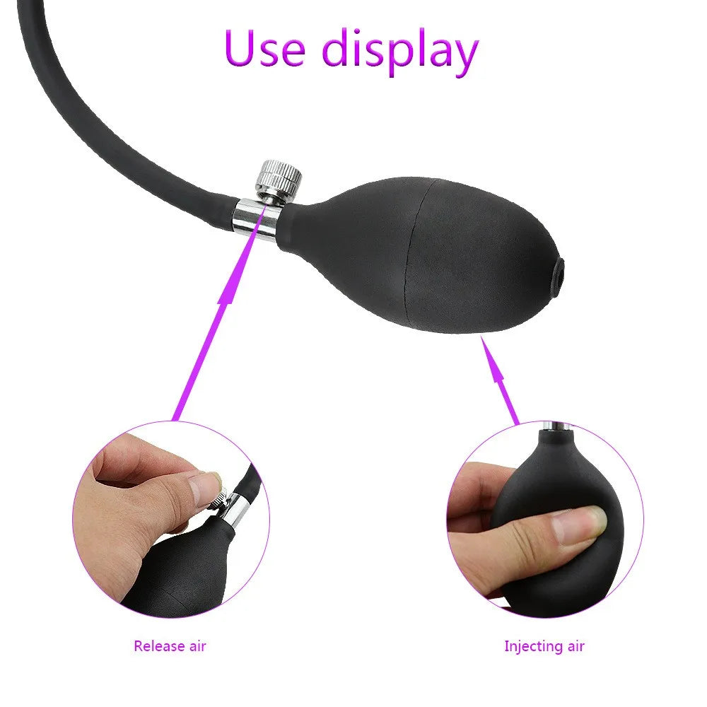 Sex Toys for Women Super Large Inflatable Huge Big Anal Plug Adult Toys Dildo Pump Anal Dilator Expandable Butt Plug bdsm sex