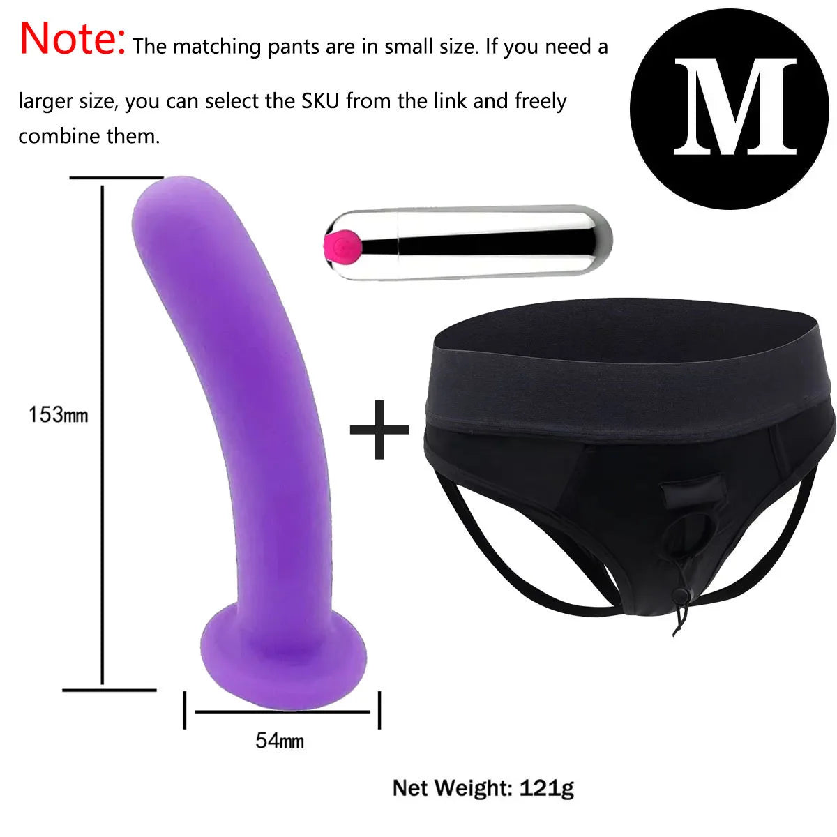 Silicone Strap On Dildo Panties, Realistic Harness Underwear with Removable Dildo for Women Lesbian Couples, Adjustable Strap-on