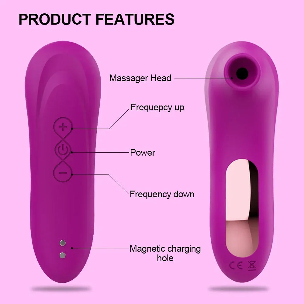 Sex Toys Sucking Vibrator Female Nipple Oral Sucker Clitoris Vibration Stimulator Sex Toy for Women Sexy Adults Supplies 18+