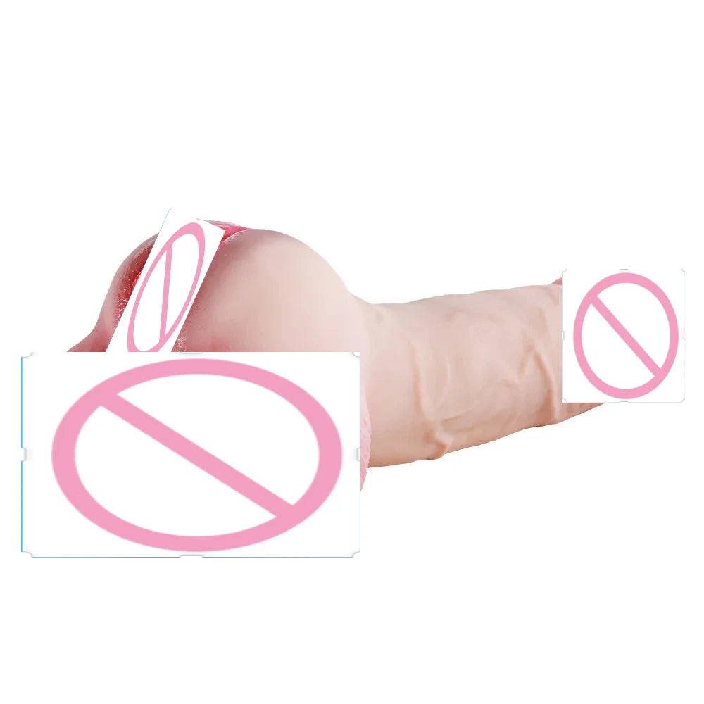 dildo shemale adult sex toy unisex masturbator toy for lying on bed
