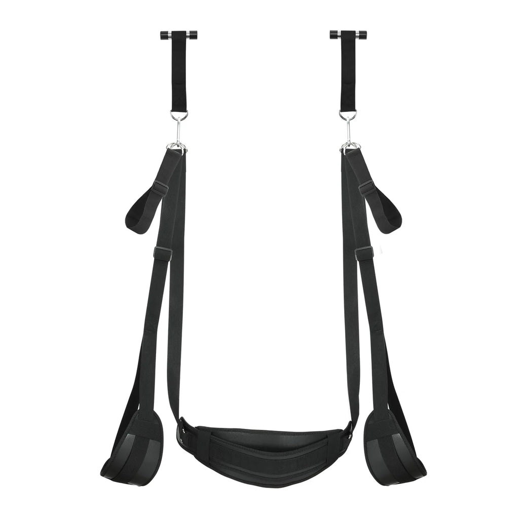 BDSM Upgraded Door Hanging Sex Swing Sex Toys Soft Slings Sex Furniture Fetish Bandage Restraints Adult Sex Swing SM Games