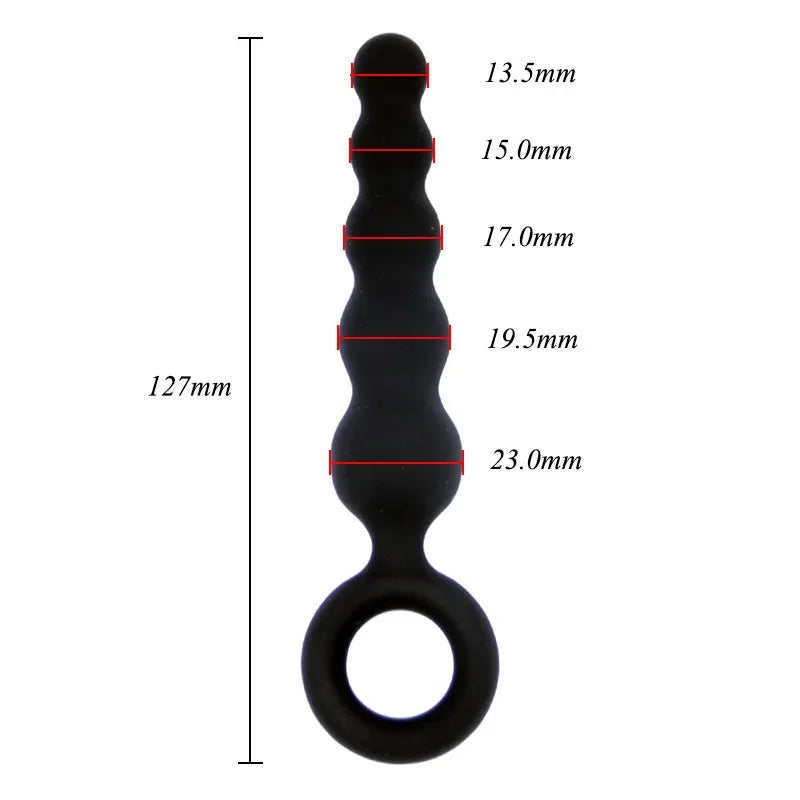 Sex Black Butt Plug For Beginner Erotic Toys Silicone Anal Plug Adult Products Anal Sex Toys For Men Women Gay Prostate Massager