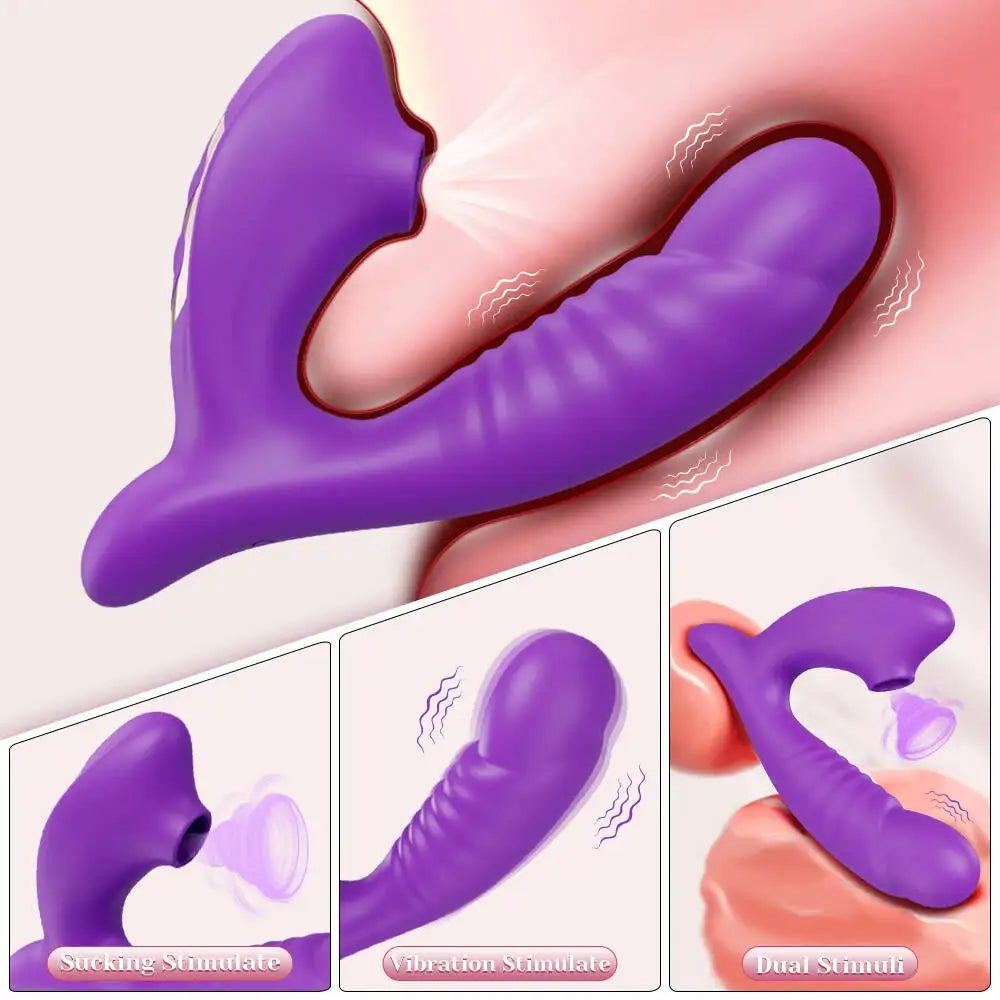 Clitoral Sucking Vibrator Female Dildos Sex Toys 10 Speed Mode Suction G Spot Stimulation Masturbation Adult Sex Toys for Women
