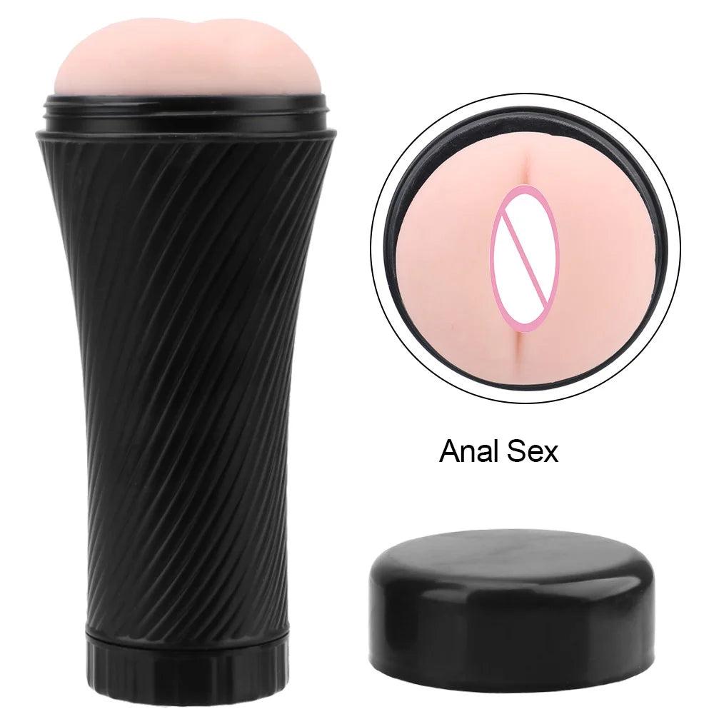Sex Toys for Men Male Masturbator Cup Male Masturbator  Aircraft Cup Adult Products Realistic Vagina Anal Mouth  Masturbation