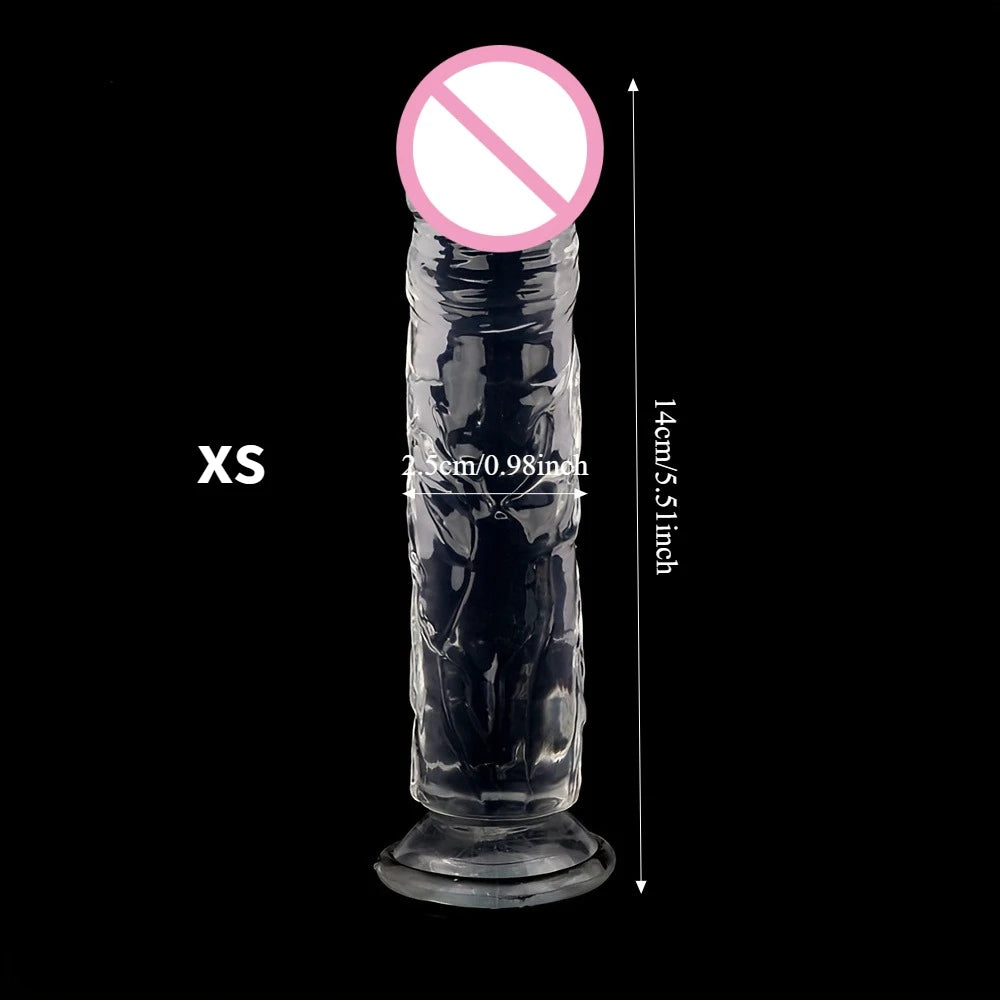 Adult Sex Toys Silicone Realistic Dildo Suction Cup Dick Waterproof Masturbators Soft  Sex Toys for Women Female Massager Porn