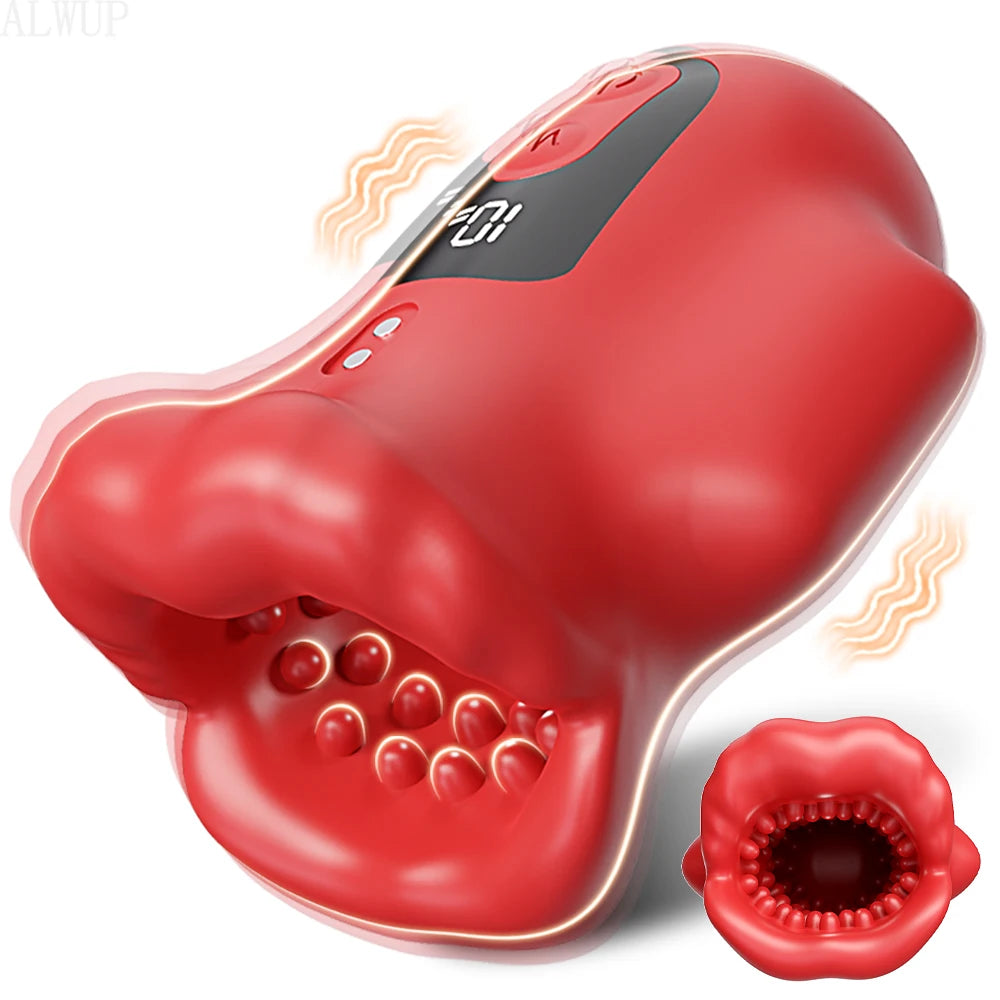 Adult Sex Toys Vibrating Male Masturbator Glans Vibrator Electric Penis Massager Delay Trainer Exerciser Vibrations Stimulator