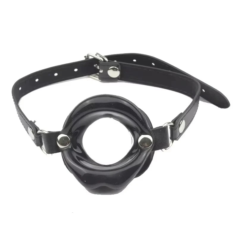 Sex Slave Cock Sucker Mouth Gag Erotic Toys Sexy Lip Oral Sex Gag Bondage Restraints Fetish BDSM Slave Adult Sex Toy For Couples
