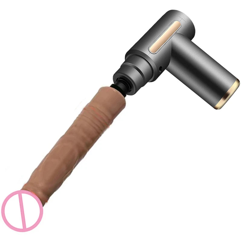 Sex Massager Muscle Massage Gun Fascial Gun High Frequency Vibration Variable Speed Female Vaginal Vibrator Dildo Sex Toys