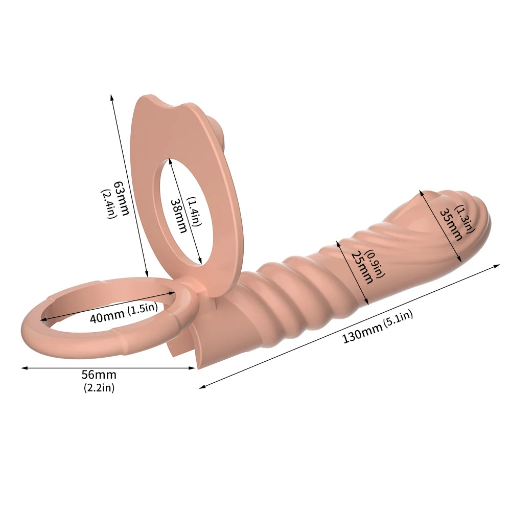 Sex Shop Double Penetration Anal Plug Dildo Big Butt Plug Vibrator For Men Strap On Penis Vagina Plug Adult Sex Toys For Couples
