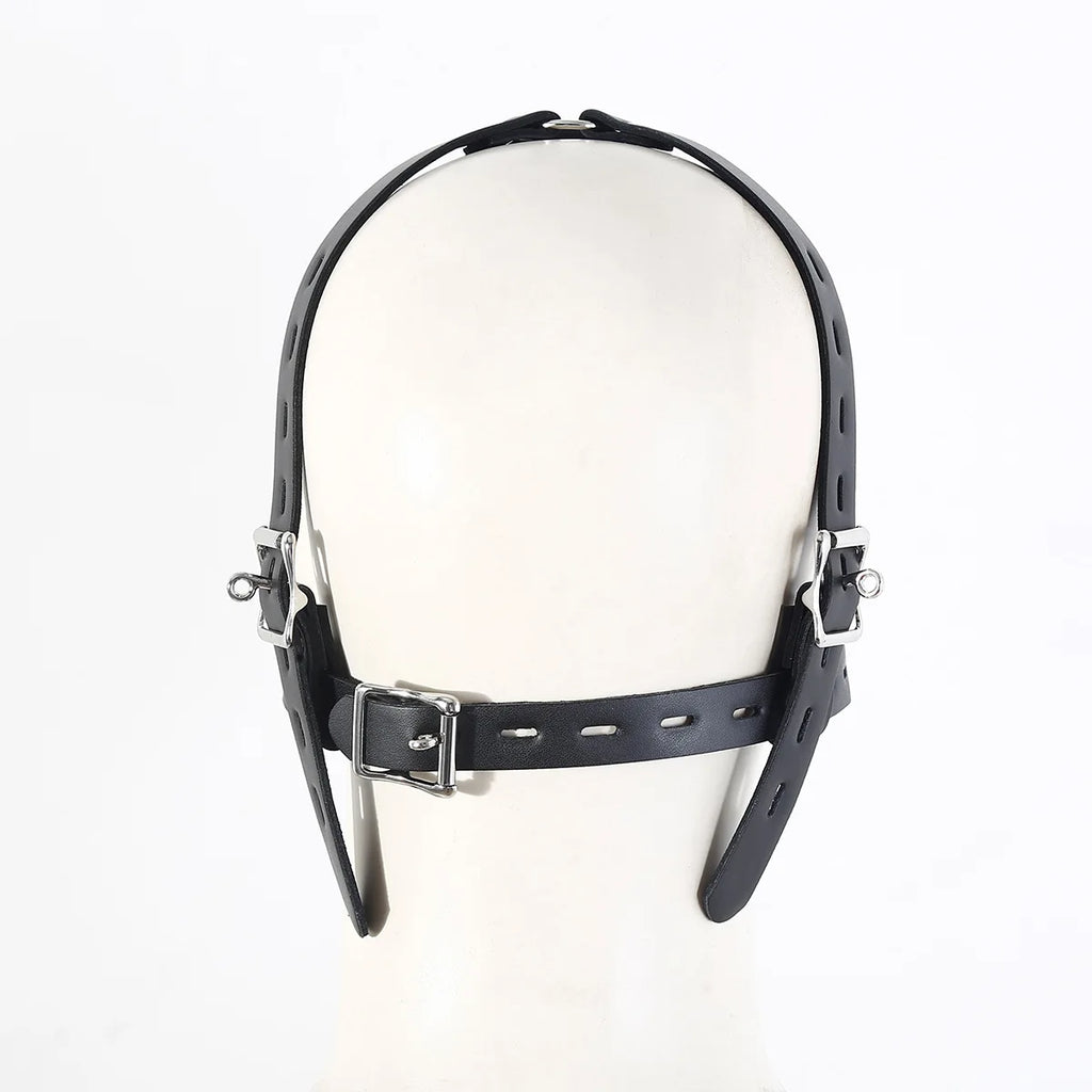 bdsm Sex Metal Integrated Mouth Gag with Adjustable Nose Hook Expansion Plug Sex Toys for Couple SM Games Adult Toys