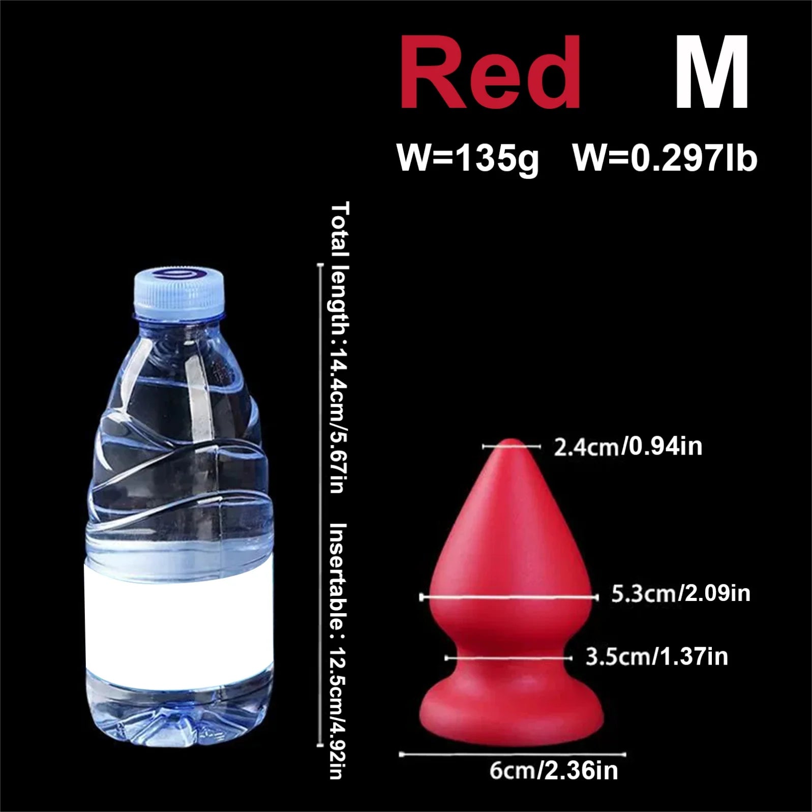 Pointed Tapered Anal Plug Silicone Anal Dildo Huge Buttplug Sex Toys Women Men Gay Big Suction Cup Vaginal Prostate Massage 18+