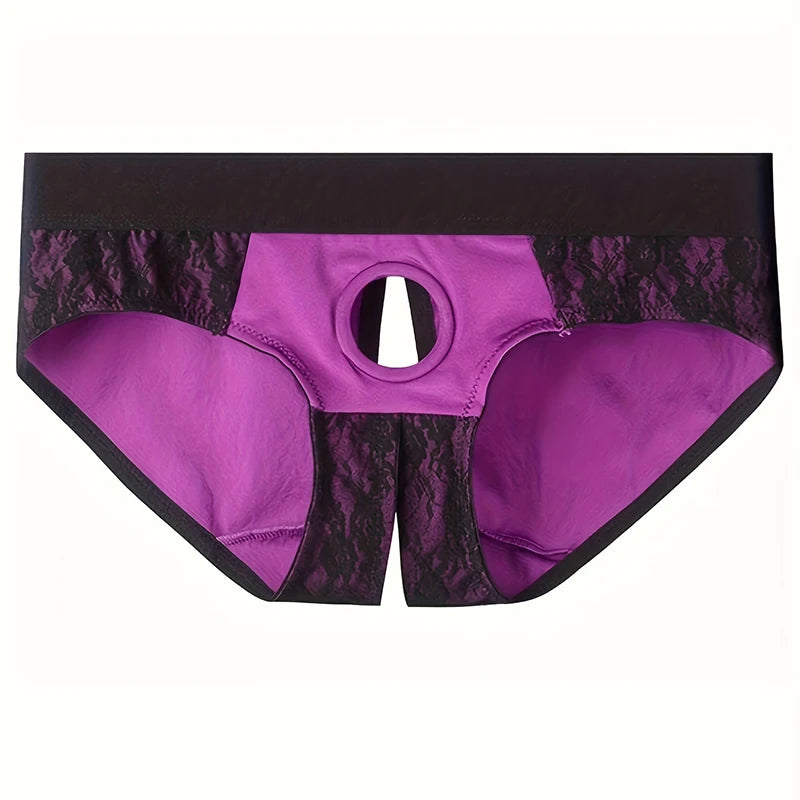 Strap On Harness Briefs diameter 4.5cm(1.77inch) Silicone O-ring Sissy Panties for couple&adult lgbt