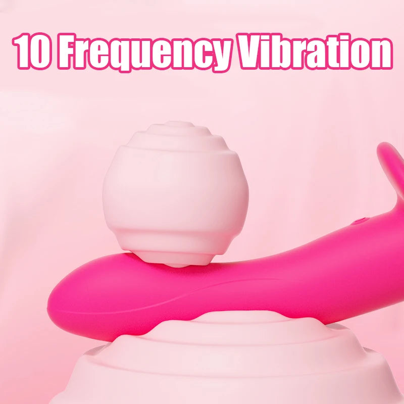 Strap-On Vibrating Dildo Adjustable Harness Vibrator with 10 Vibration Modes Wearable Harness Sex Toy for Female Couple Lesbians