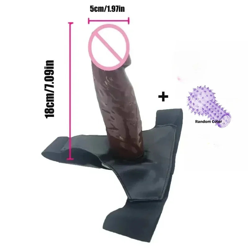 Strap on Dildo Wearable Realistic Penis Harness with Dildos Adult Supplies Female Masturbation Adult Sex Toys for Women Couples