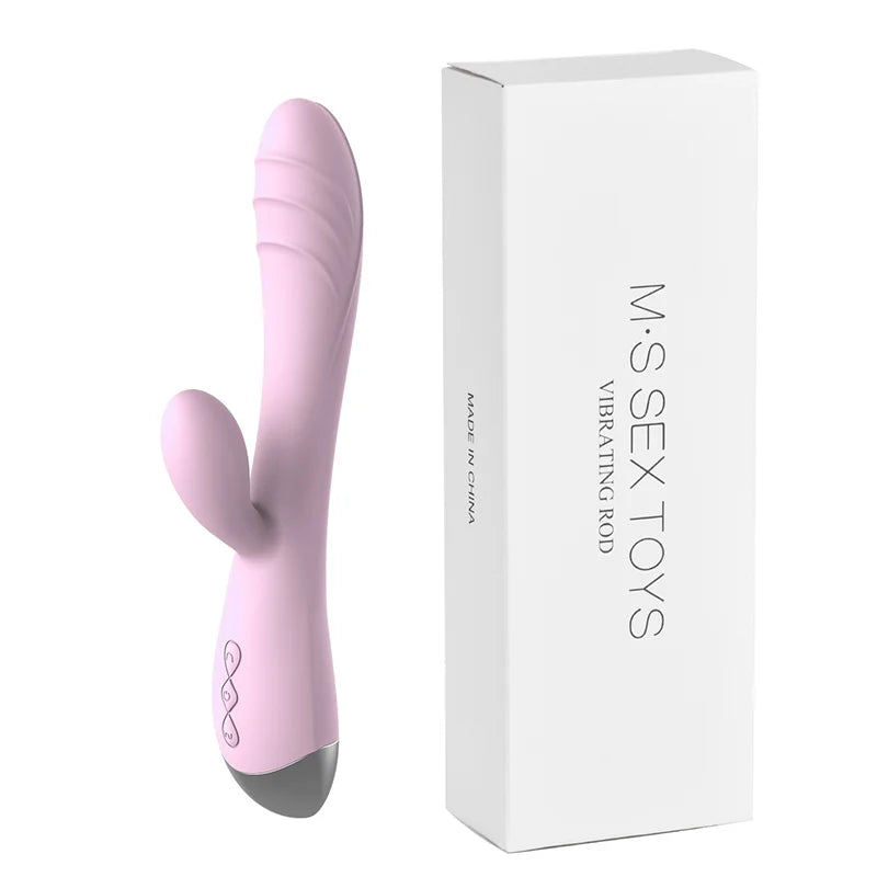 Female Massage Vibrator Sex Toys for Woman Adult Double G-Spot Bibrator Waterproof Clit Stimulator Dildo Vibrator for Adult