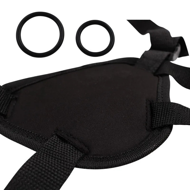 Strap on Dildo Harness Lesbian Adult Sex Toys for Women Men Pegging Dildo Adjust Waist Thigh Soft Nylon Vegan Leather Belt Toys