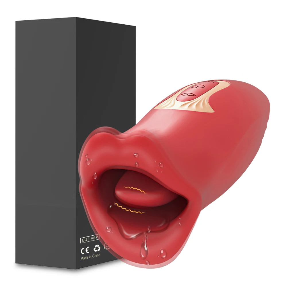 Sex Toy G Spot Vibrator for Women Clitoris Stimulator Dildo Vibrator Tongue Licking Vagina Vibration Masturbator Adult Toys 18+