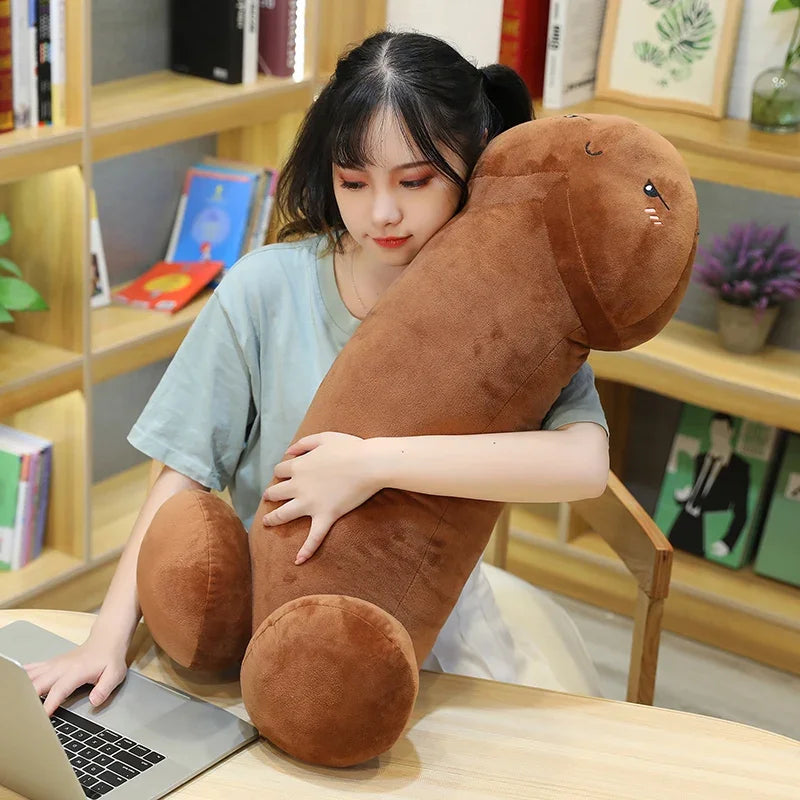 Long Lifelike Penis soft Plush Toy Stuffed Dick Trick Doll Real-life Penis expressions Plush Pillow Sexy Toy Gift Lover