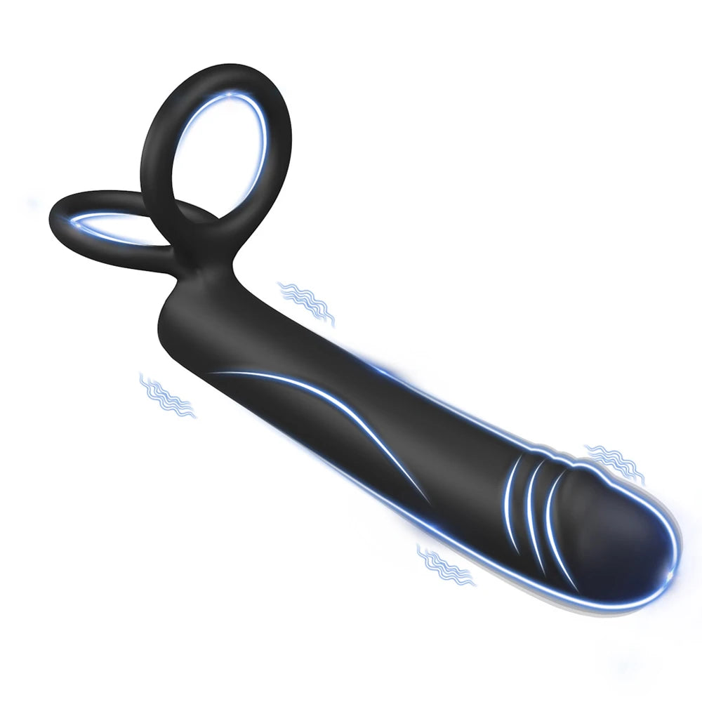 Strap On Anal Plug Vibrator Dick Dildo Sex Toys For Men Couples Bullet Vibrator Penis Ring Double Penetration Vagina Butt Plug