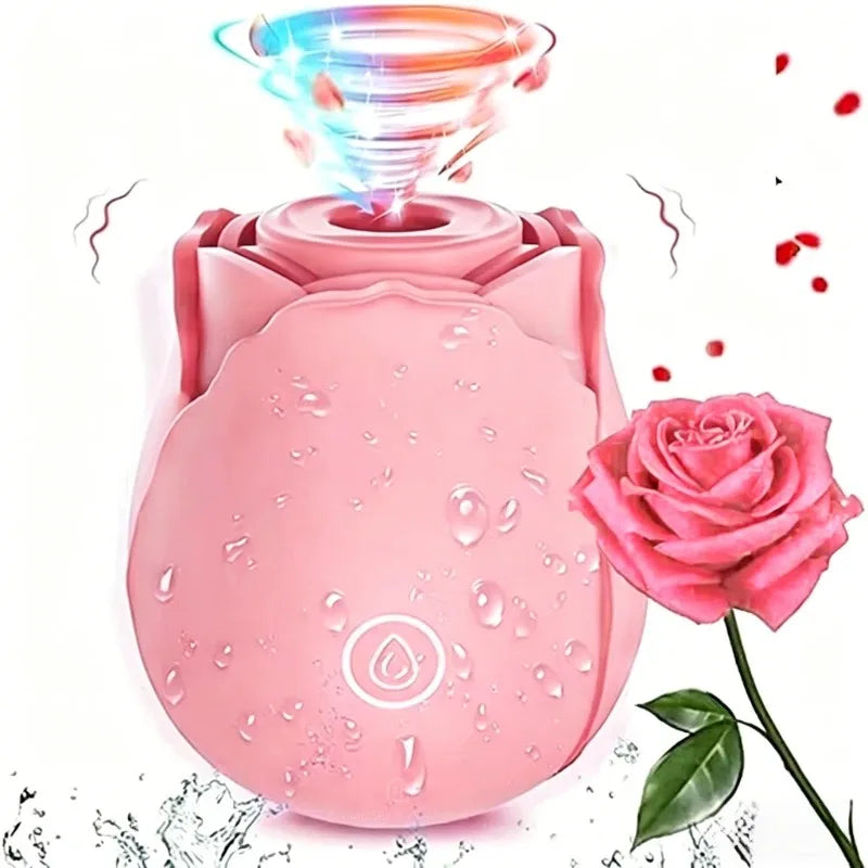 Rose Toy Tongue Licking Vibrator for Women Oral Clit Stimulator Female G Spot Vibrating Masturbation Massager Sex Toys for Adult