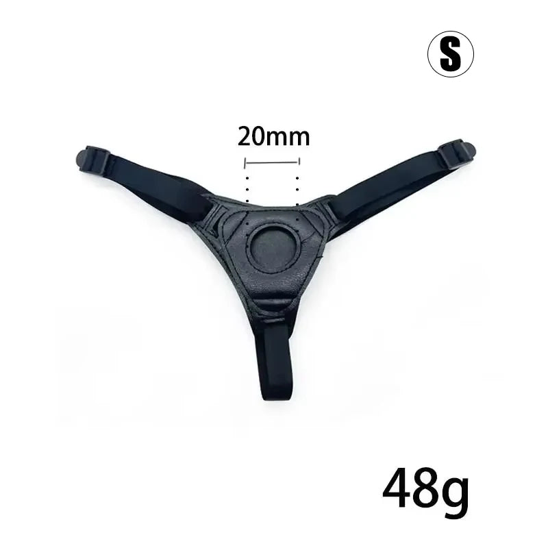 Adjustable Strap On Harness with Realistic Suction Cup Dildo, Pegging Strap-on Panties Set for Women Men Couples, Multiple Sizes