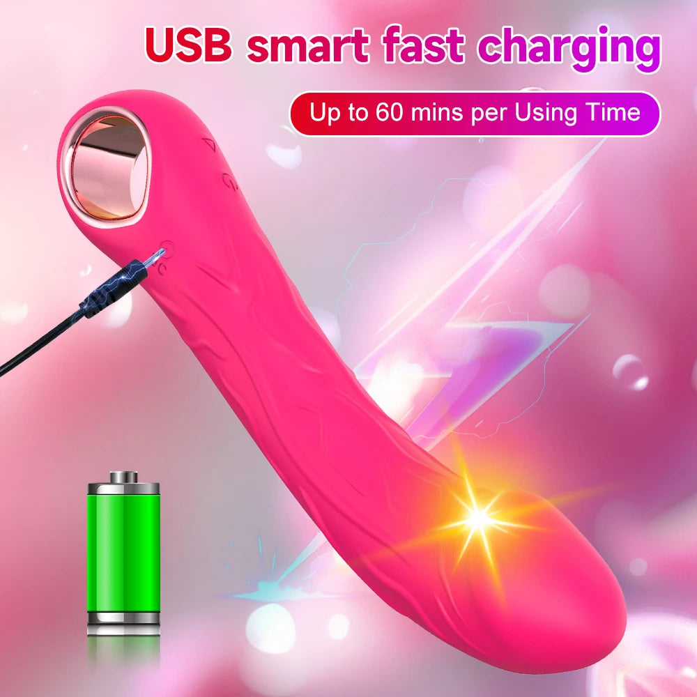 Realistic female dildo vibrator sex toys Clitoral G-spot stimulation devices have 10 powerful vibration modes for adult sex toys