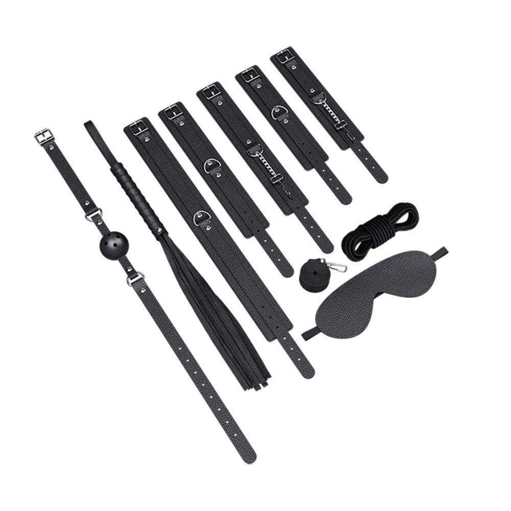 BDSM Adjustable Straps Bed Restraints Sex Bondage Kit For Couple Handcuffs Ankle Cuffs With Bondage Set SM Adult Games Sex Toys