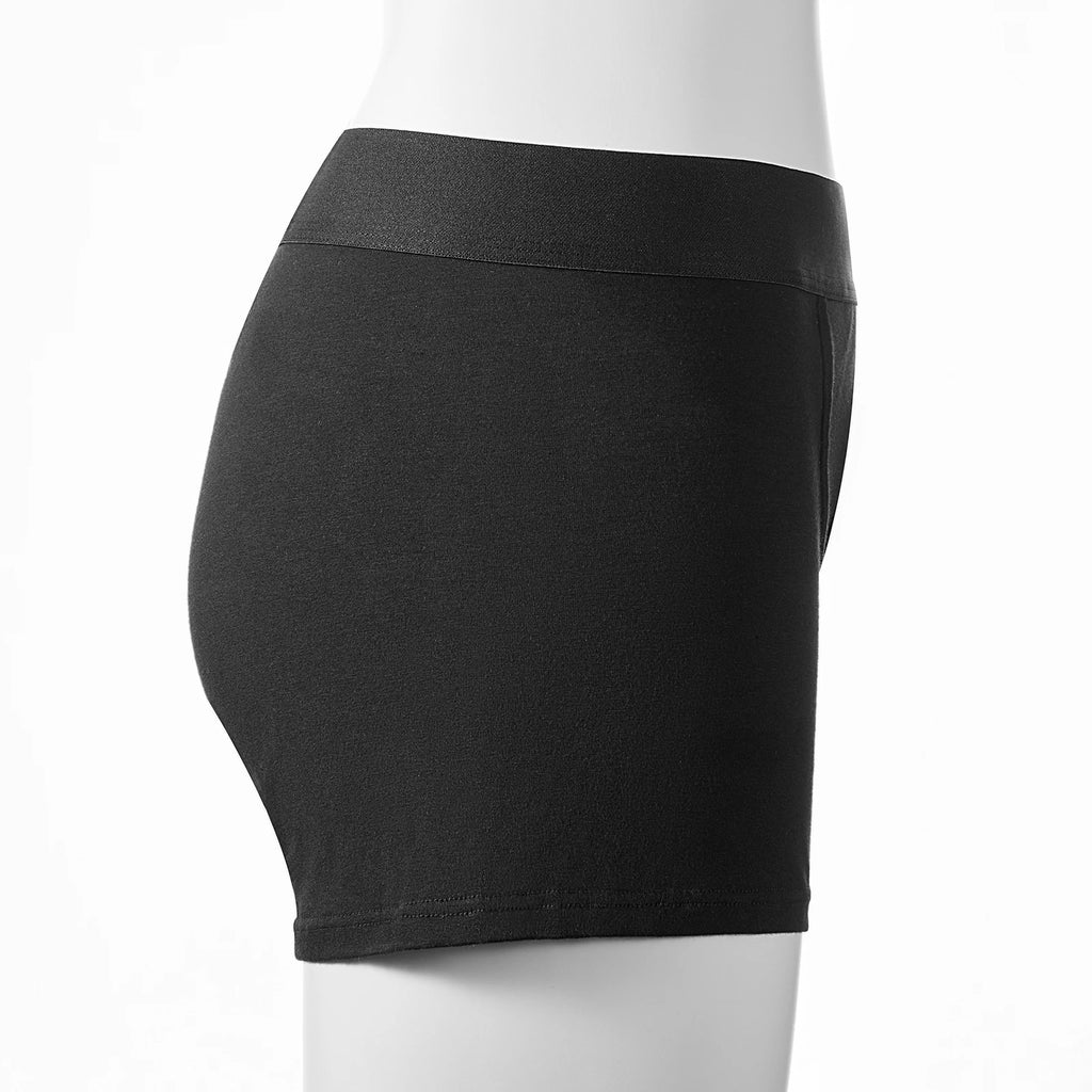 Quker Bean Black Strap On Harness Underwear Boxer Briefs Boxer Shorts