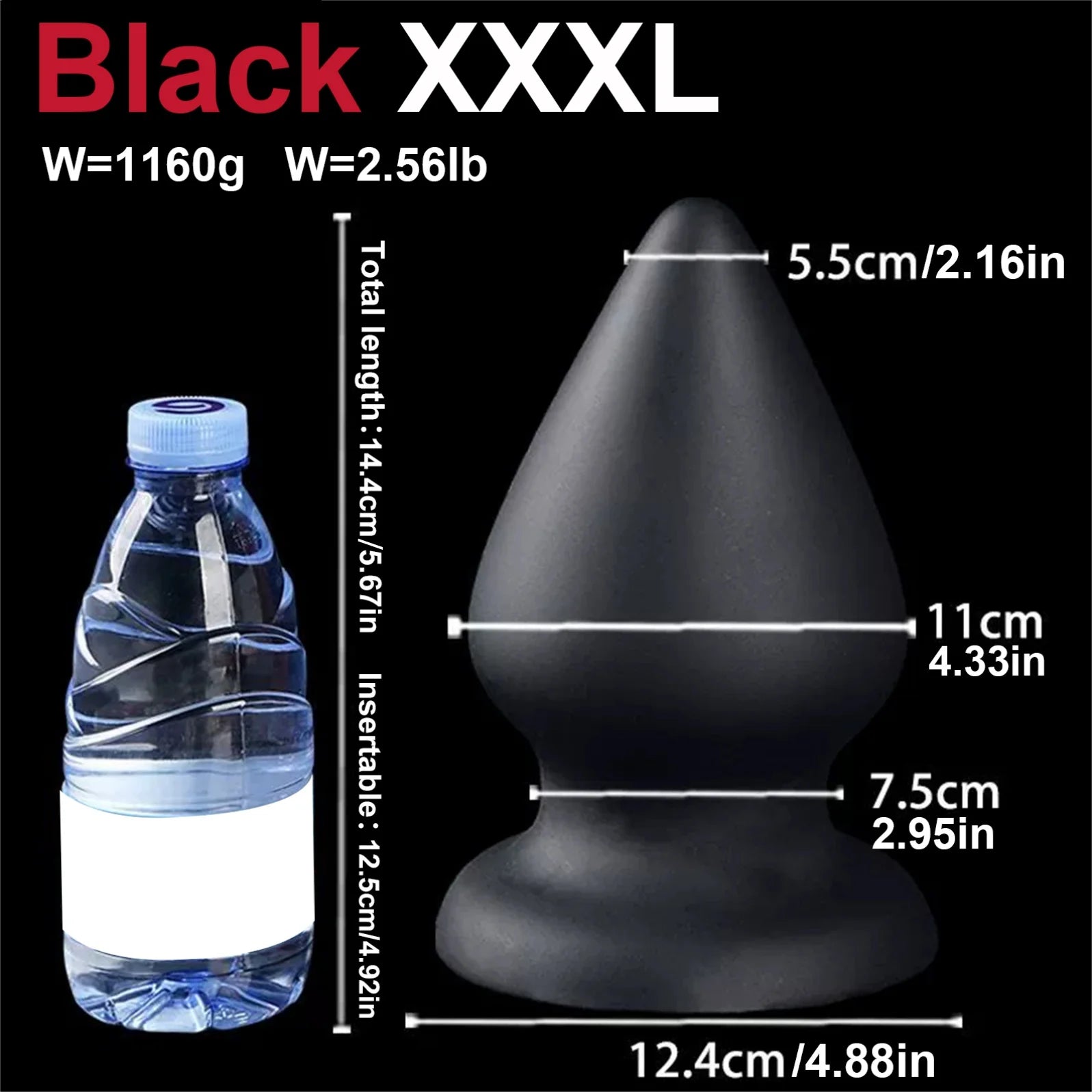 Pointed Tapered Anal Plug Silicone Anal Dildo Huge Buttplug Sex Toys Women Men Gay Big Suction Cup Vaginal Prostate Massage 18+