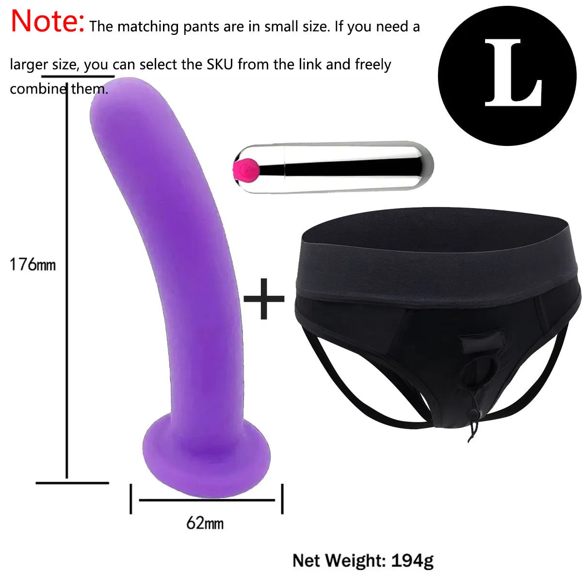 Silicone Strap On Dildo Panties, Realistic Harness Underwear with Removable Dildo for Women Lesbian Couples, Adjustable Strap-on