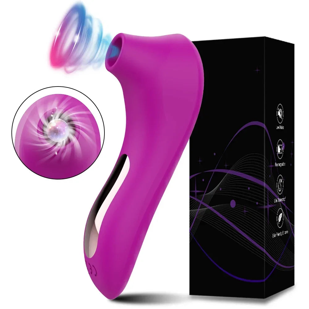 Sex Toys Sucking Vibrator Female Nipple Oral Sucker Clitoris Vibration Stimulator Sex Toy for Women Sexy Adults Supplies 18+