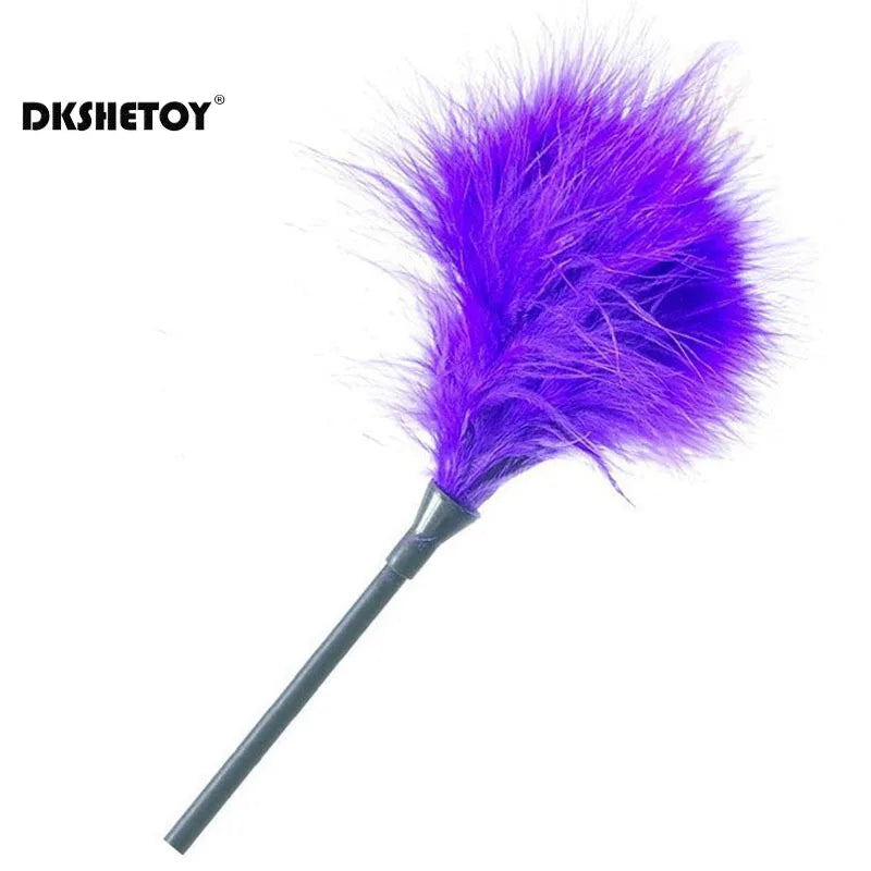Sex Fun Feather Amusement Stick Couple Flirting With Toys for Sexual Health Care Products EC