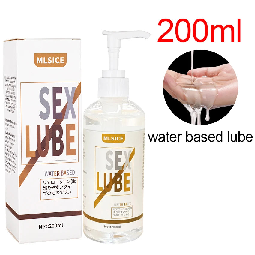 Sex Lubricant Water Based For Men Women Gay Anal Lubrication Vaginal Orgasm Lube Masturbation Sex Game Gel Sexy Shopping Store