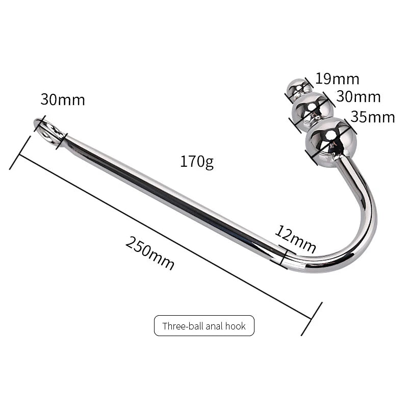 BDSM Alternative Sexual Couples Kit Metal Anal Hook Harness Necklace Bondage Handcuffs Sex Toys for Women Sadomasochism Accessor