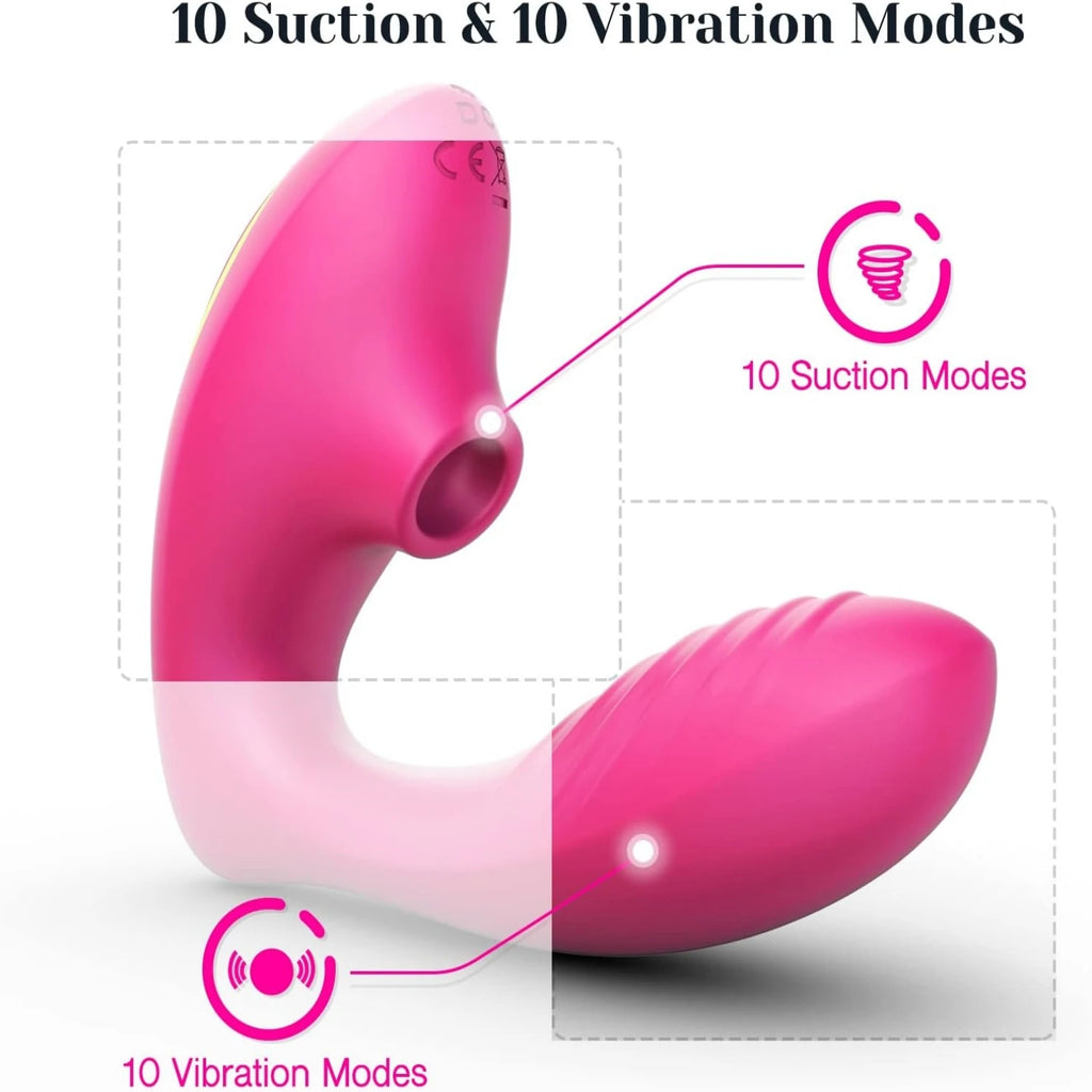 Erotic Wearable Clitoris Sucking Vibrator Dildo G Spot Clitoris Stimulat Vagina Vibrator Sex Toy for Women Adult Couples 18+