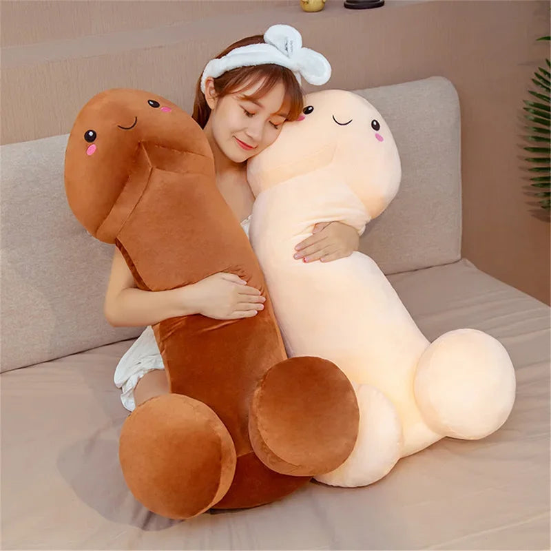 Long Lifelike Penis soft Plush Toy Stuffed Dick Trick Doll Real-life Penis expressions Plush Pillow Sexy Toy Gift Lover