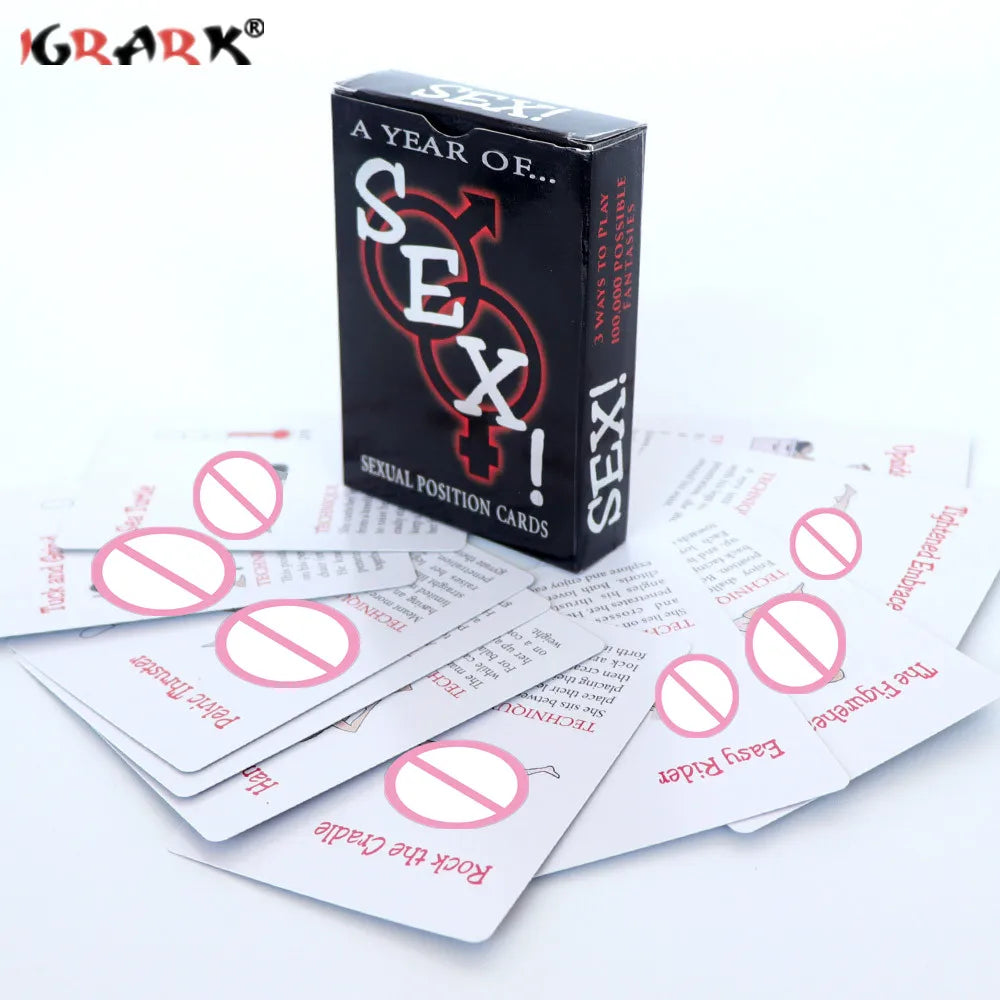 Possible Sexual Positions Playing A Year Of Sex Sexy Paper Cards Sets Adult Games Erotic Sex Toys For Couples Bedroom Commands