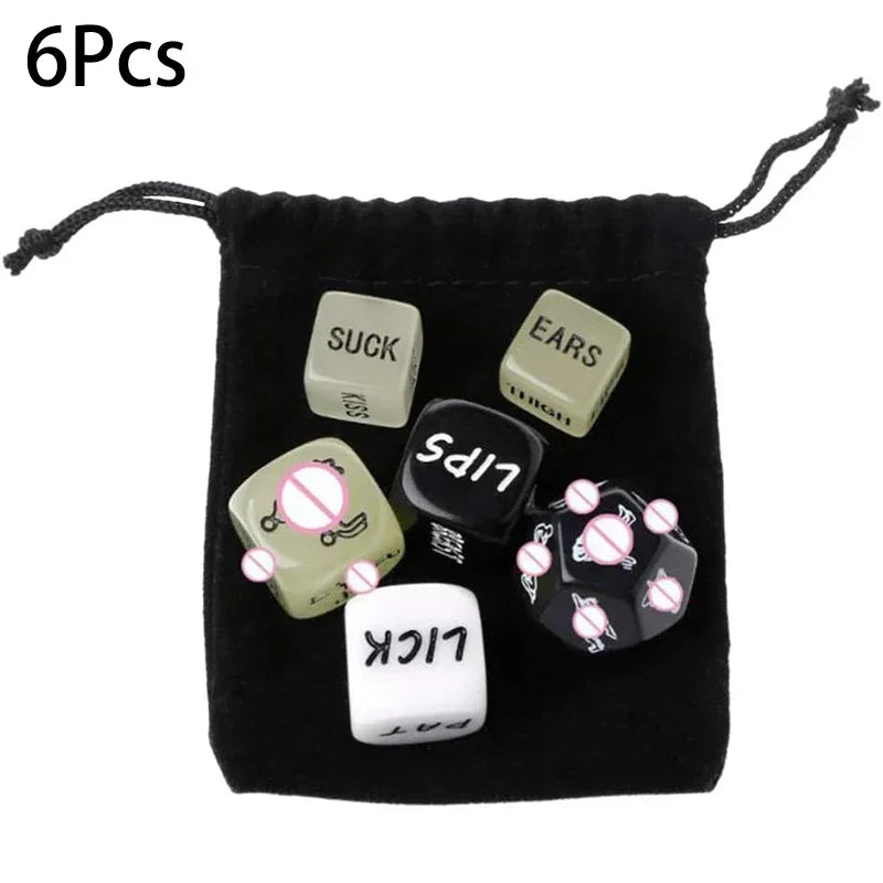 Sex Dice Fun Adult Erotic Love Sexy Posture Couple Lovers Humour Game Toy Novelty Party Gift Adult Couples Housework Dice Toys