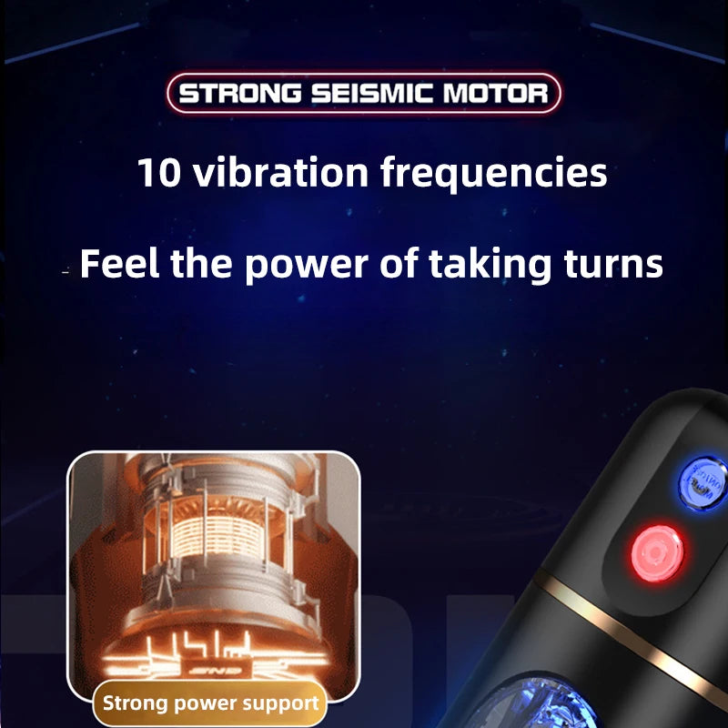 Sex Toy for Men Masturbator Cup Automatic Sucking Male Masturbator Vibration Blowjob Machine Sex Machine Penis Oral Machine