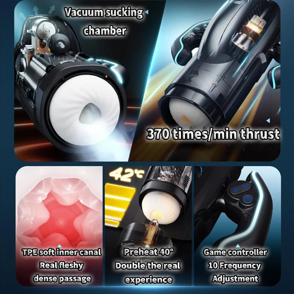 Male masterburbaters Sex Toys Male Masterbator Men Pocket Pussy for Men  Suction Pump Sleeve Water Proof Heating Adult Sex Toys