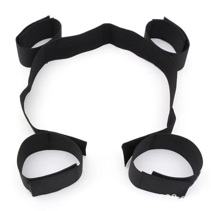 Bdsm Bondage Set Restraint Adult Game No Vibrator Handcuff Neck Collar Wrist Mouth Gag Strap Fetish Sex Toys For Woman Couples