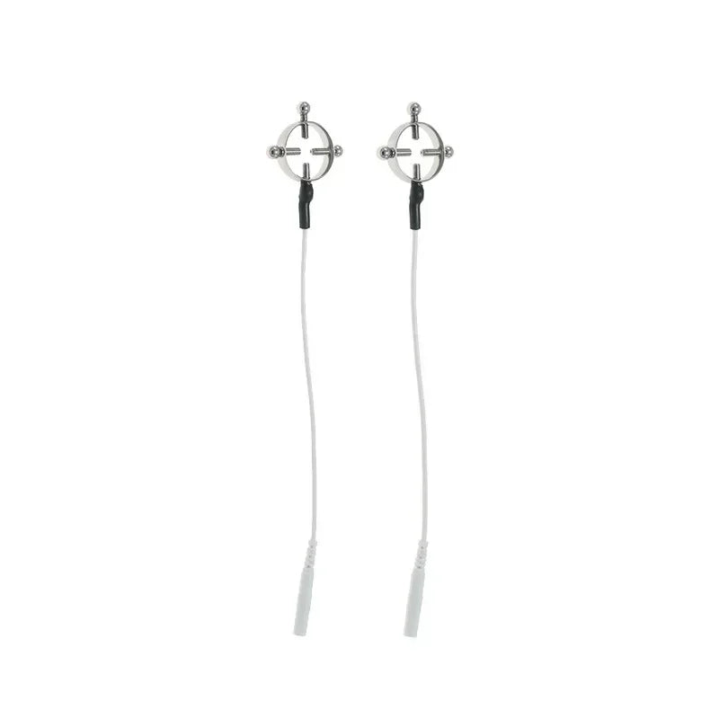 BDSM Fetish Sex Toys Electric Shock Adult Sex Toys Nipple Stimulator Electric Shock Nipple Clamps Full Body Massage SM Electric