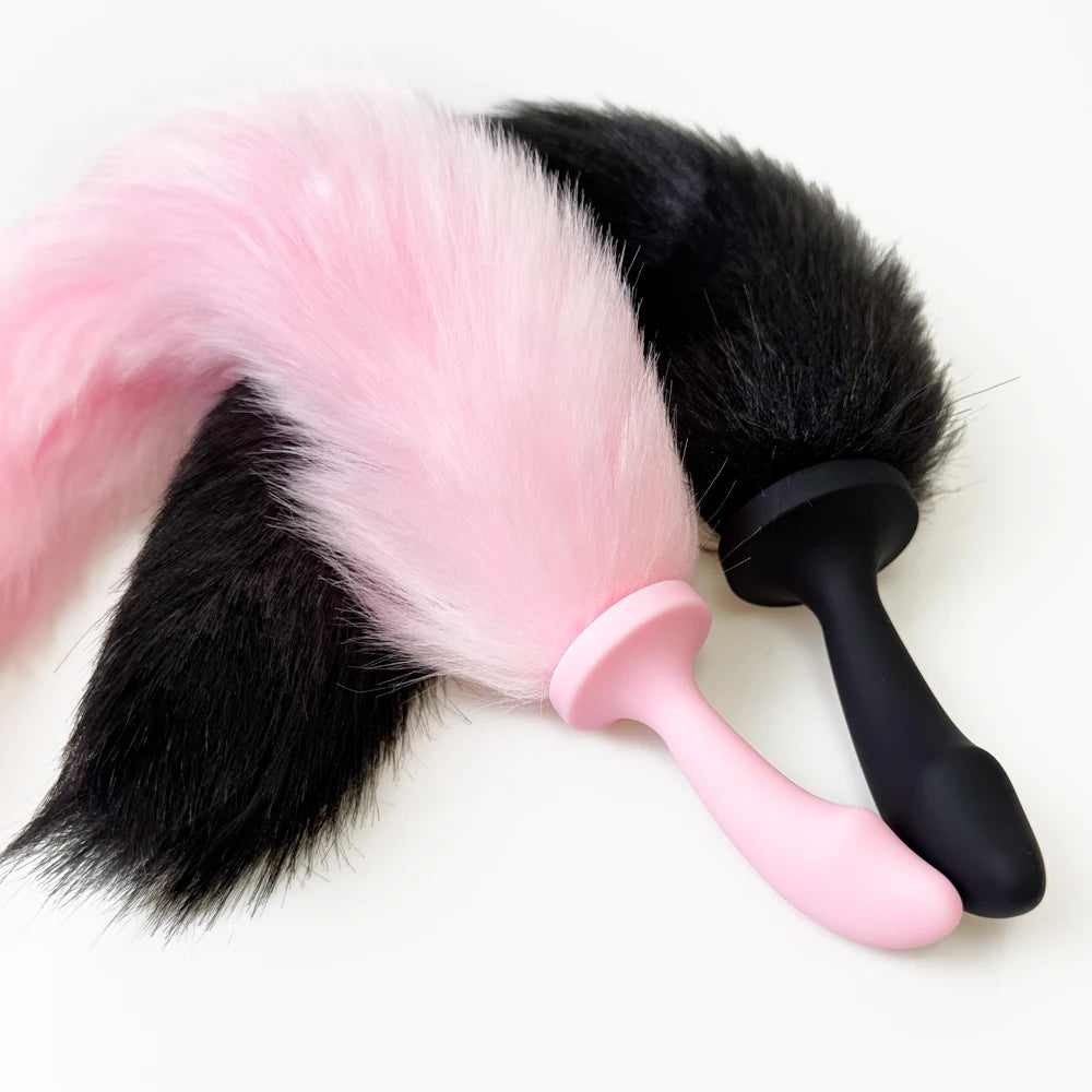 Sexy Fox Anal Plug Tail Silicone Anal Toys For Women Men Butt Plug Dildos Small Tail Anal Plug Cosplay Sex Toys For Adult