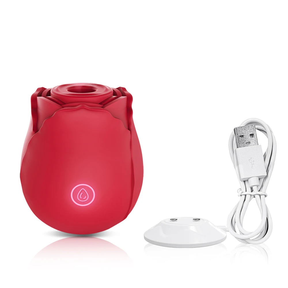 Sex Toys Rose-Sucking Vibrator for Women Nipple Clitoral Massager Stimulator Masturbator Adult Products Vibration Adult Toys
