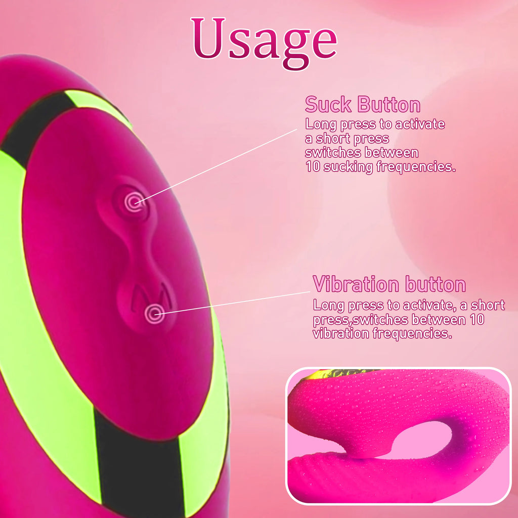 Emotional sucking vibrator, female masturbator, multiple vibration sucking clitoral massager, adult sex toys